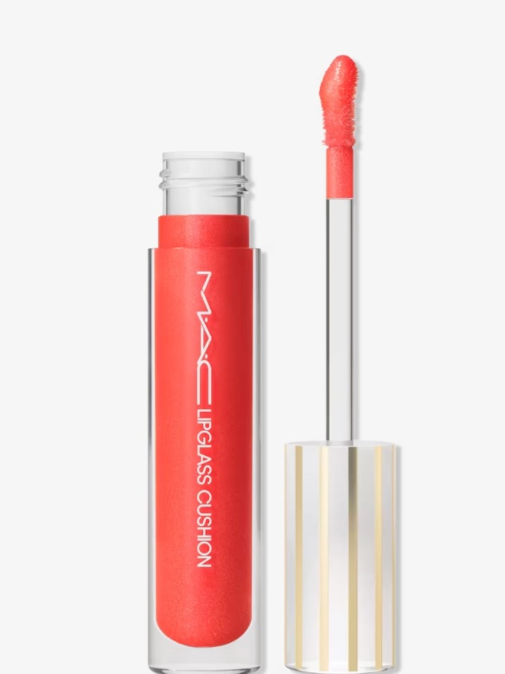 MAC Lipglass Cushion High-Pigment Lip Oil — Slippery